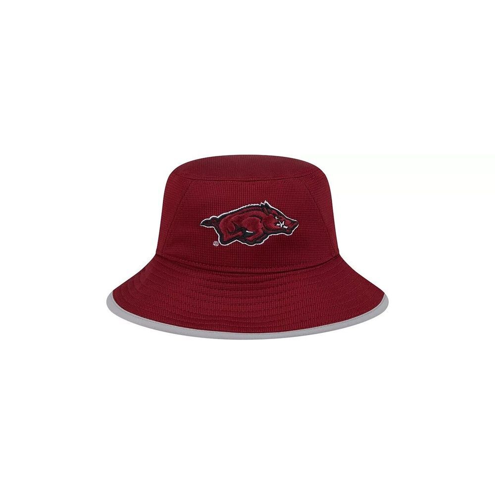 New Era Arkansas Razorbacks Crimson Game Day Bucket Hat New